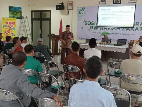 Baznas Depok Sosialisasikan RW Ramah Zakat di Kecamatan Sukmajaya