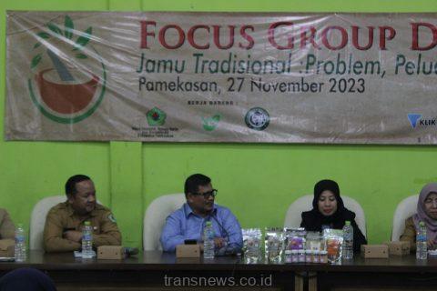 Ismail A. Rahim, Jadi Pemateri FGD Tentang Jamu Tradisional: Problem, Peluang dan Tantangan