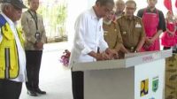 Presiden RI Jokowi Resmikan Pasar Induk Among Tani Kota Baru
