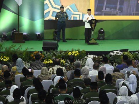 Wapres RI KH. Makruf Amin saat menghadiri Muskerwil ke-1 PW ISNU Jatim di Surabaya, Sabtu (23/12/2023)