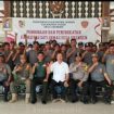 Foto bersama setelah melakukan kegiatan pelatihan baris berbaris