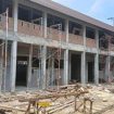 Foto: pembangunan gedung sekolah 2 lantai SDN Baturambat Pamekasan, Jawa timur.