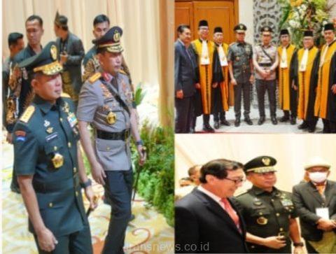 Panglima TNI Dampingi Presiden RI Diacara Laporan Tahunan Mahkamah Agung 