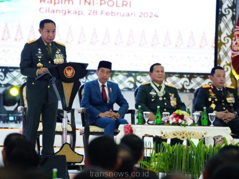 Mabes TNI Gelar Rapat Pimpinan TNI-Polri 2024