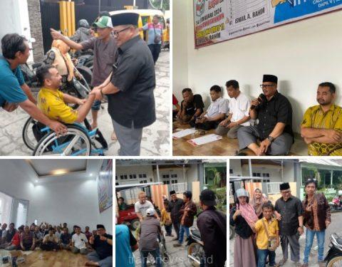 Di Penghujung Kampanye, Posko Caleg Ismail A. Rahim Dikunjungi Sahabat Disabilitas