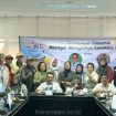 Foto bersama usai (Ngobar) SWI yang digelar Sekber Wartawan Indonesia (SWI) Kota Depok di Kantor BPJS Ketenagakerjaan Kota Depok, Rabu (31/1/2024).