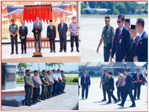 Panglima TNI Lepas Keberangkatan Presiden RI Dalam Rangka KTT Asean- Australia