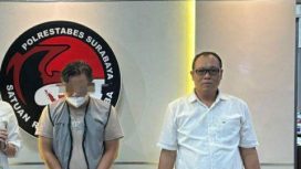 Satu orang berinsial IZ kurir Online yang berhasil diamankan