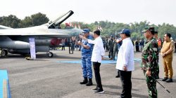 Panglima TNI Dampingi Presiden RI Kunjungi Lanud Iswahjudi Magetan