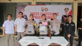 Beberapa barang bukti yang bisa berhasil diamankan Polres Jember.