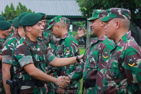 Komandan Yonif 328 Kostrad Melepas Prajurit Calon Bintara Reguler TA. 2024