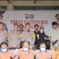 Kapolres Jember AKBP Bayu Pratama Gubunagi saat press conference