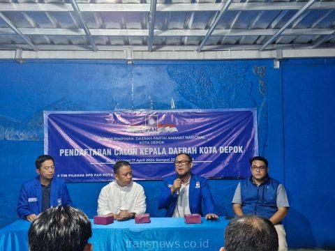 DPD PAN Depok Resmi Beri SS Tiket Maju Wali Kota