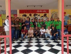 Foto bersama Seluruh anggotah SWI Kabupaten Jember saat halal bihalal