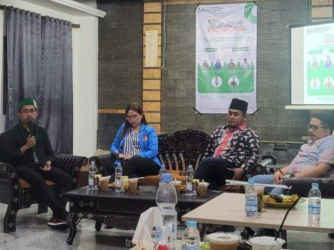 Forum Guntur menggelar diskusi dengan tema Politisasi Anak Haram Konstitusi Pasca Putusan Sengketa Pilpres Mahkamah Konstitusi RI. (Kumhankam PB HMI)