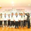 Prosesi pelantikan pengurus terpilih HMI Cabang Depok Oleh Ketua Umum PB HMI Bagas Kurniawan