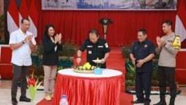 Memperingati hari buruh internasional Muspida Jember menggelar tasyakuran dan halal bi halal