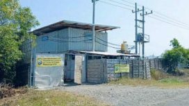 Salah satu tambak udang di wilayah Jember selatan