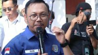 Kepala BPN Kota Depok Indra Gunawan di sela kunjungan Menteri ATR/BPN Agus Harimurti Yudhoyono (AHY) ke Tapos, Kota Depok belum lama ini. (Foto Dok/BPN)