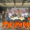 Polres Jember berhasil ungkap pengiriman ratusan ribu butir okerbaya, 8 tersangka di amankan