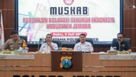 PBVSI Pengurus Cabang Bola Voli Seluru Indonesi Kabupaten Jember menggelar Musyawarah