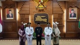 Pj. Gubernur Jatim Lantik Pj. Bupati Bondowoso dan Jombang