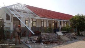 Kegiatan Rehabilitasi Ruang Kelas Sekolah Dasar Negeri Ciwulan ll Telagasari wilayah Kabupaten Karawang