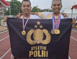 Kedua Atlet Aipda Dani Anton wahyudi SH.dan bripka Dani fajar febrianto