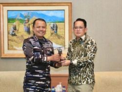 Komandan Puspenerbal Kunjungan Kerja ke Pj. Gubernur Jatim