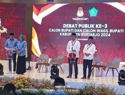 KPU kabupaten Sidoarjo Gelar Debat Pamungkas, Paslon Pertajam Visi dan Misi