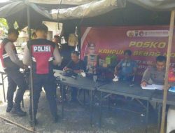 Polres Pelabuhan Tanjungperak Bangun Posko Cegah Peredaran Narkoba di Jalan Kunti
