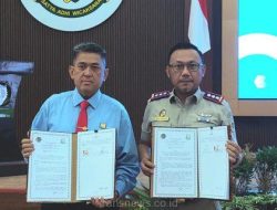 Penandatanganan Perpanjangan Perjanjian Kerjasama (PKS) antara Kantor Wilayah Badan Pertanahan Nasional Provinsi Kalimantan Tengah dengan Kejaksaan Tinggi Kalimantan Tengah serta Kantor Pertanahan Kabupaten/Kota se-Kalimantan Tengah dengan Kejaksaan Negeri Se-Kalimantan Tengah, Selasa 4 Februari 2024