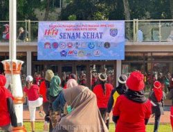 Peringatan HPN 2025, Wartawan Depok Sukses Gelar Senam Sehat