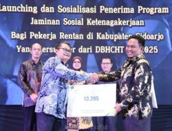 Pemkab Sidoarjo Cover Pekerja Rentan dengan BPJS Ketenagakerjaan