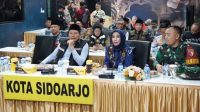 Jajaran Forkopimda Jatim dan Sidoarjo Tinjau Posko Terpadu Pengamanan Idul Fitri 1446 H