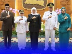 Gubernur Jatim Khofifah Lantik Bupati - Wakil Bupati Magetan Periode 2025-2030