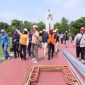 Wabup Mimik Idayana Sidak Progres Revitalisasi Alun-alun Sidoarjo 