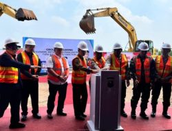 Polda Jatim Memulai Ground Breaking Pembangunan Gudang Ketahanan Pangan di Mojokerto