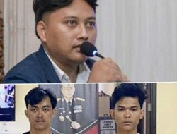 Dua pelaku berinsial SH dan SF, (Bawah) atas dugaan pemerasan terhadap kepala dinas 