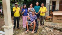 YGP Kembali Berikan Bantuan Kursi Roda Kepada Warga Tapos