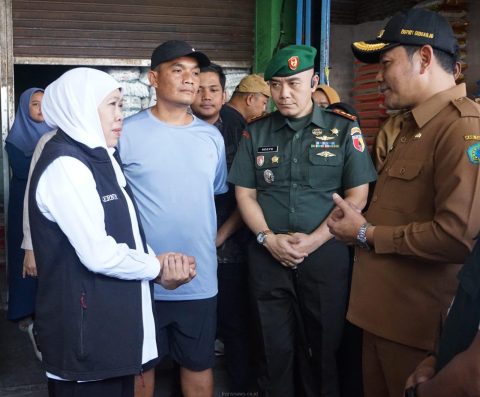 Gubernur Jatim Tinjau Distribusi Beras SPHP di Pasar Larangan Sidoarjo