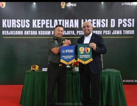 Kodam V/Brawijaya Bersama PSSI Jatim Gelar Kursus Pelatihan Wasit Sepak Bola