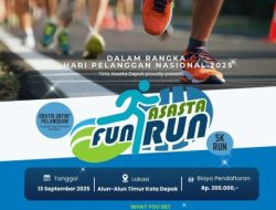 Flyer Asasta Fun Run 2025. (dok. PT Tirta Asasta Depok).