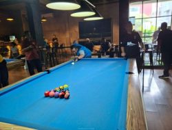 Wartawan Depok Adu Ketangkasan di Ajang Turnamen Billiard. (Dok. Narsum)