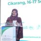Dokumentasi: Dr. Nonni saat memberikan sambutan pada kegiatan Green Chemistry for Industrial Excellence, September 2025.