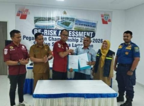 Jelang Liga 2, Ditpamobvit Polda Jatim Melakukan Risk Assessment Stadion Surajaya Lamongan
