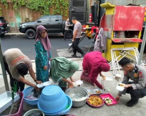Polda Jatim Dirikan Dapur Lapangan di Ponpes Al Khoziny Sidoarjo