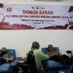 Pelaksanaan donor darah digelar Seksi Hubungan Masyarakat (Humas) Polres Metro Depok. (dok. narasumber).