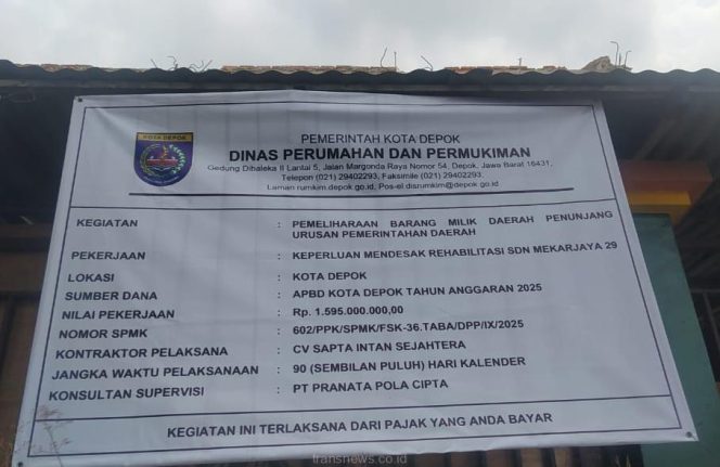 
					Pengamat Tata Bangunan Dukung Pembangunan SDN Mekarjaya 29 Depok