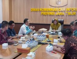 Diskominfo Jatim Terima Kunjungan Kerja Biro Hukum dan Komunikasi Publik BSSN